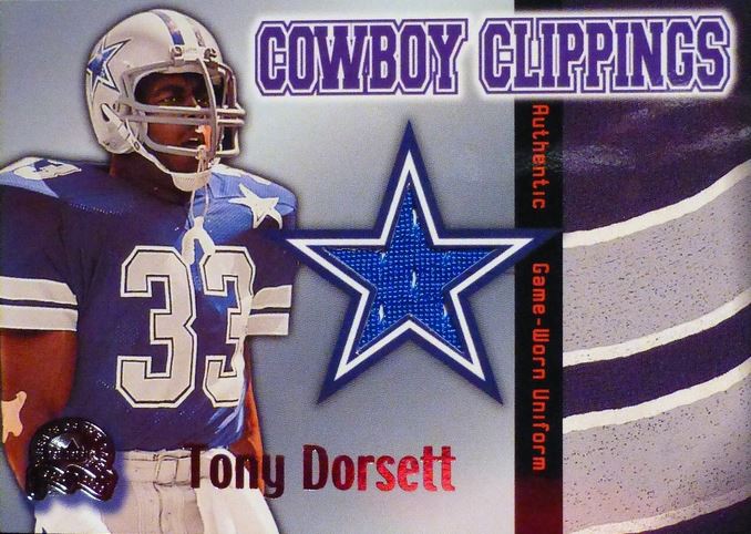 Tony Dorsett Autographed Dallas Cowboys Custom Jersey Inscribed HOF 94