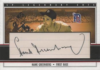 Hank Greenberg Signed Vintage Detroit Tigers Baseball Hat Beckett COA