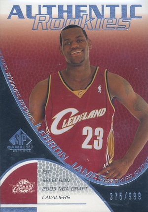 SP GAMEUSED edition/ Lebron James RC