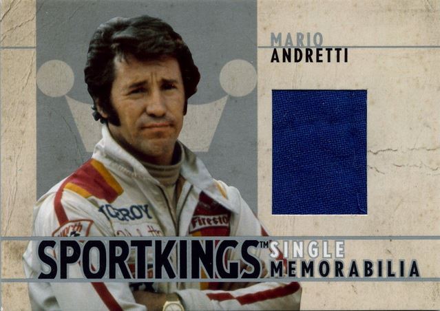 Mario Andretti Cards and Autographed Memorabilia Guide