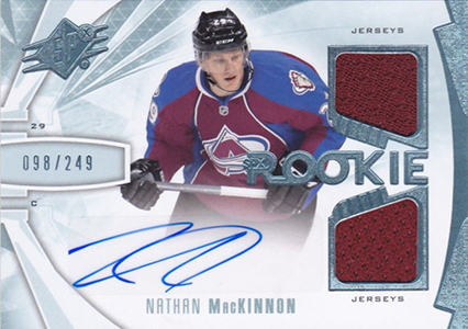 nathan mackinnon autographed jersey