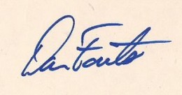 Dan Fouts Signature Example