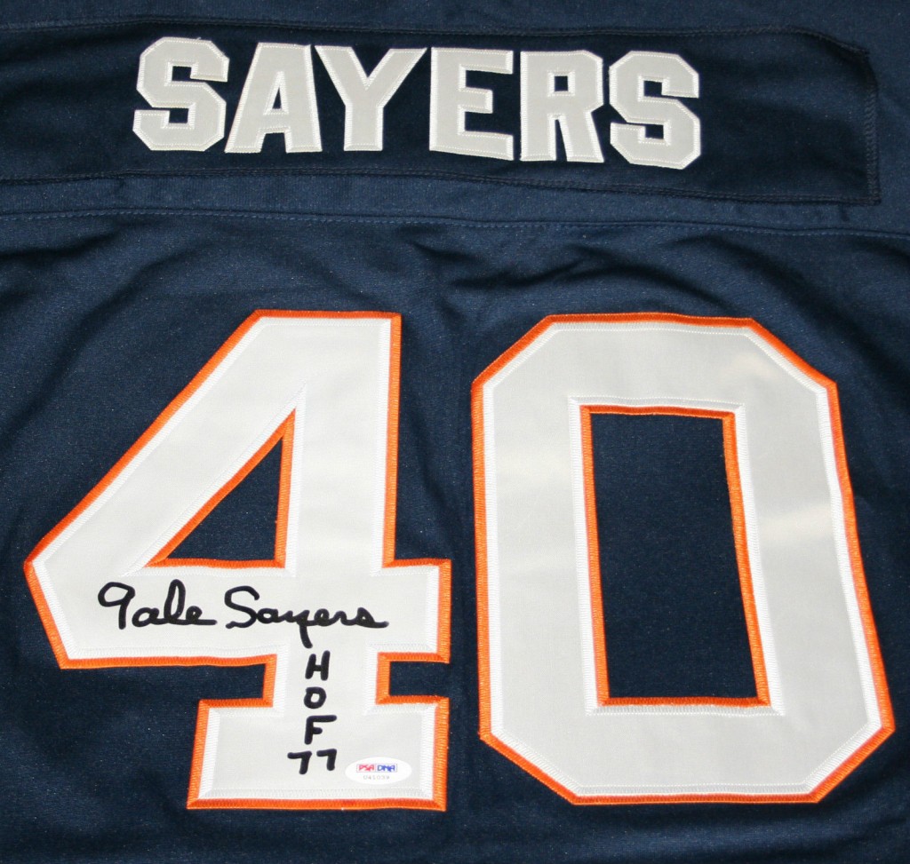 chicago bears autographed jersey