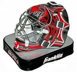 Martin Brodeur Signed Helmet Mask Martin Brodeur Cards, Rookie Cards and Autographed Memorabilia Guide 28