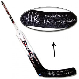 Martin Brodeur Signed Stick Martin Brodeur Cards, Rookie Cards and Autographed Memorabilia Guide 27