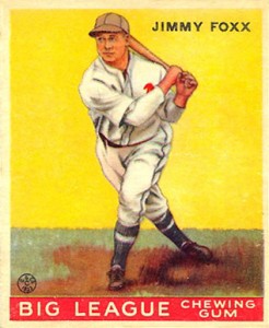 Jimmie Foxx  PSA ProBatFacts℠