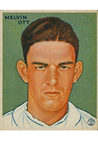 Mel Ott Baseball Cards and Autographed Memorabilia Guide