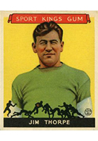 Jim Thorpe Cards and Autograph Guide