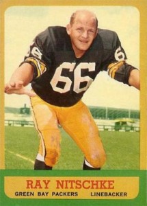 GREEN BAY PACKERS SUPER BOWL I RAY NITSCHKE FROM TYPE 1 PHOTO (4 sizes)