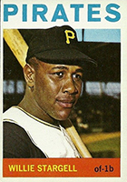 1966 Topps #255 Willie Stargell Pittsburgh Pirates Baseball Card