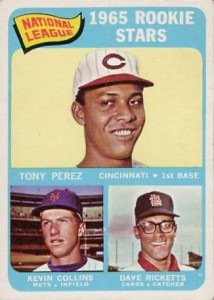 1972 Topps # 80 Tony Perez Cincinnati Reds (Baseball Card) EX Reds