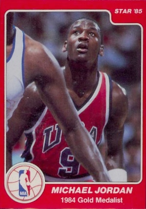 On sale 1984 85 Michael Jordan rookie mini card promo