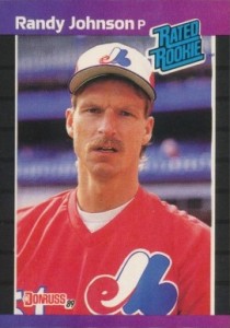 1989 Topps #647 Randy Johnson RC Rookie MLB Baseball Trading Card