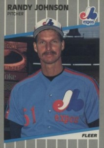 Randy Johnson Signed 1989 Score #645 Baseball Card Expos HOF