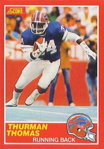 Thurman Thomas Cards, Rookies and Autographed Memorabilia Buying Guide