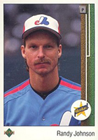 1989 Topps #647 Randy Johnson Rookie Card RC Montreal Expos Hall Of Fame