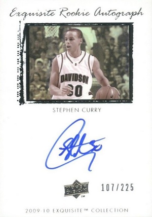 Sell or Auction Your 2009-10 UD Exquisite Collection #64 Stephen Curry