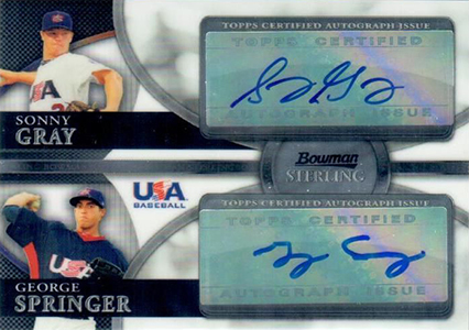 2010 Topps Chrome - Team USA Autographs #USA-20 - George Springer