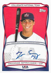  2023 TOPPS #414 GEORGE SPRINGER TORONTO BLUE JAYS