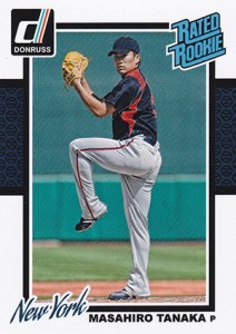 2014 Donruss Masahiro Tanaka Card Includes Japanese Variation 1