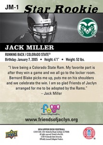 Jack Miller, 9-Year-Old Cancer Patient, Gets Upper Deck Card to Raise Money for Charity 2