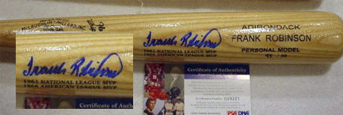 Frank Robinson Signed Bat