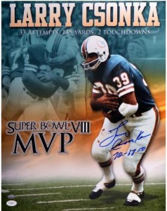 Larry Csonka Cards, Rookie Card and Autographed Memorabilia Guide