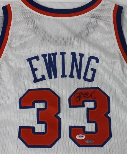 Patrick ewing hot sale signed jersey