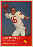 Len Dawson Kansas City Chiefs Autographed 16 x 20 White