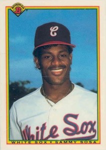 SAMMY SOSA RC 1990 Topps 692 Baseball Card Chicago White 