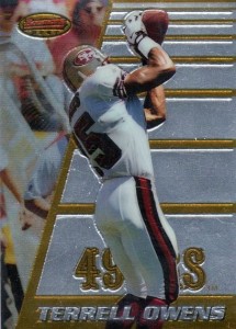 Terrell Owens 2001 Bowman Chrome Card #48 SF 49ers NFL HOF Cheap Shipping