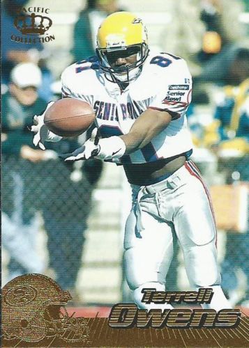 : TERRELL OWENS 2001 PACIFIC PRISM ATOMIC JERSEY *SAN