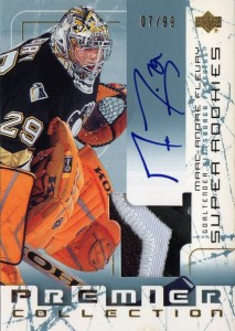 NHL Marc-Andre Fleury Signed Trading Cards, Collectible Marc-Andre