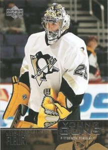 2003-04 Marc-Andre Fleury Pittsburgh Penguins Game Worn Jersey