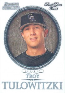 2005 Bowman Draft Pick #105 Troy Tulowitzki Rookie Card Graded BCCG 10