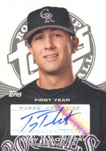 Troy Tulowitzki Autograph Baseball Card