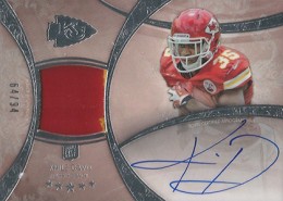 2013 Topps Five Star Rookie Autographed Patch 138 Knile Davis