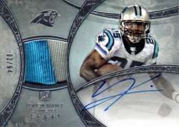 2013 Topps Five Star Rookie Autographed Patch 145 Kenjon Barner