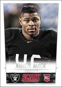 Khalil Mack 2014 PANINI ROOKIES AND STARS RC LONGEVITY JERSEY #34 RAIDERS!