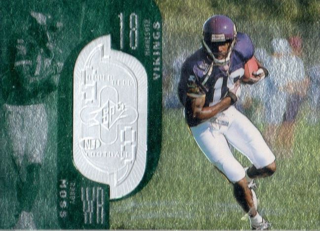 Randy Moss Minnesota Vikings Autographed 1998 Bowman #182