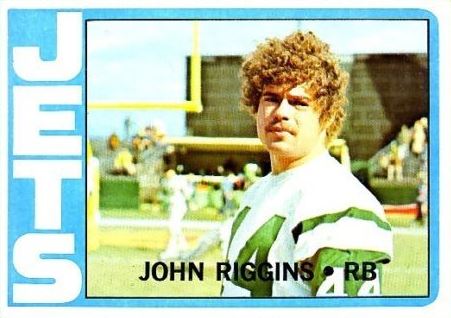 1972 John Riggins RC Topps Football Card 13 Sharp Corners 