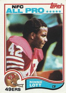 2015 Topps Fire Ronnie Lott #25 San Francisco 49ers