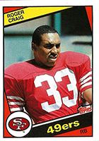 Autograph Warehouse Roger Craig Autographed Football Card (San Francisco 49ers) 1990 Topps No.12 89963