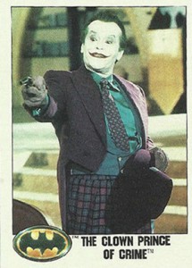 1989 Topps Batman Movie Trading Cards 2