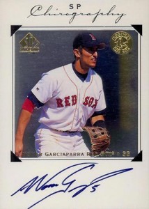 BOSTON RED SOX NOMAR GARCIAPARRA VINTAGE 90s AIRBRUSHED MLB PLAYER