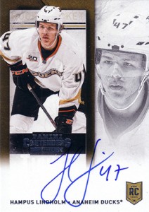 2013-14 Panini Contenders Hockey Rookie Ticket Autograph 234 Hampus Lindholm