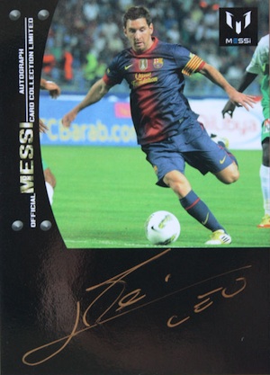 2013 Icons Limited Messi Collection Lionel Messi Autograph