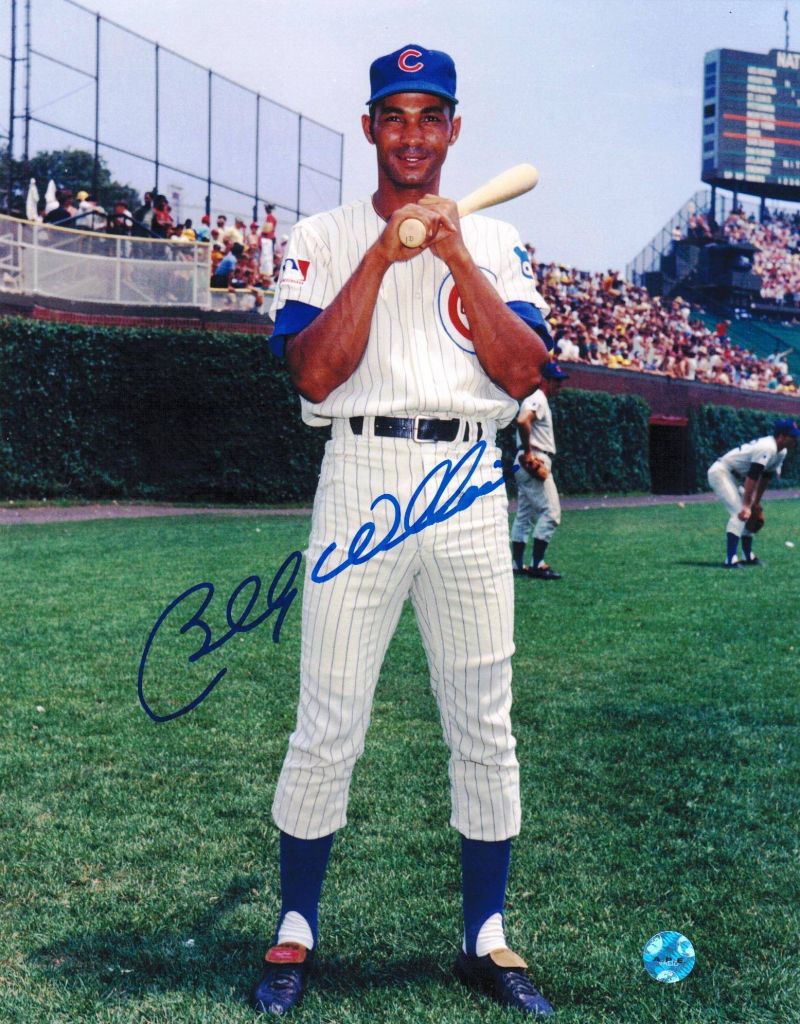 Beautiful Billy Williams Signed Heavily Inscribed STATS Chicago Cubs J —  Showpieces Sports