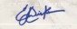 Eric Dickerson Signature Example