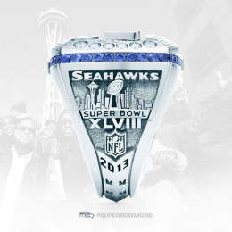 Ring: Seahawks Pride Personalized Commemorative Ring